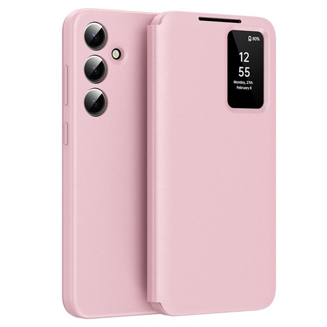 Husa de protectie Techsuit SmartView Series compatibil cu Samsung Galaxy S23 FE, Roz