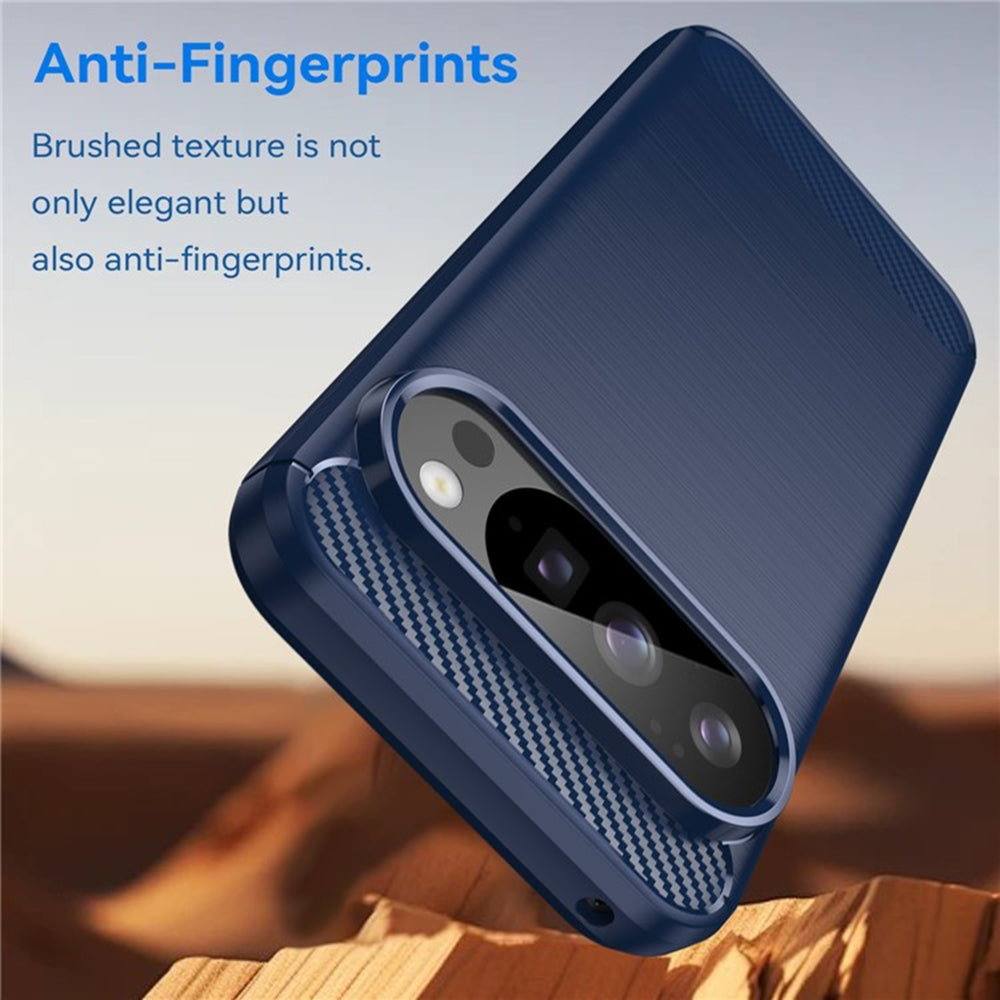 Husa de protectie Techsuit Carbon Silicone compatibil cu Google Pixel 10 / 10 Pro, Albastru