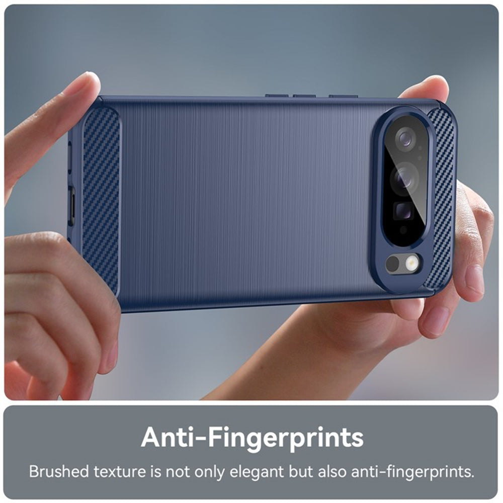 Husa de protectie Techsuit Carbon Silicone compatibil cu Google Pixel 10 Pro XL, Albastru