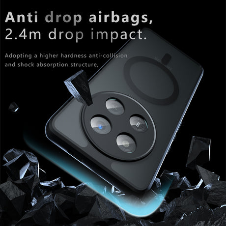 Husa de protectie Techsuit PureFrost MagSafe compatibil cu Honor Magic7 Pro, Negru Mat