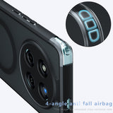 Husa de protectie Techsuit PureFrost MagSafe compatibil cu Honor Magic7 Pro, Negru Mat