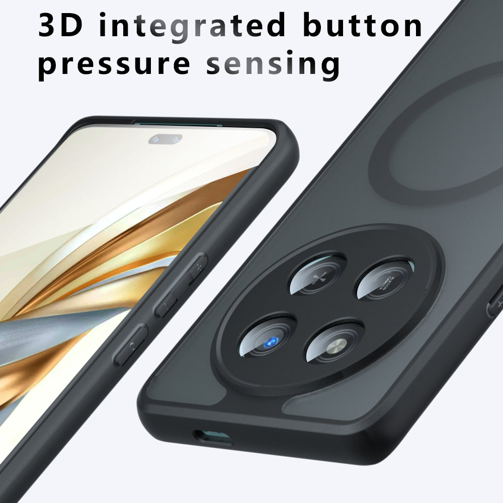 Husa de protectie Techsuit PureFrost MagSafe compatibil cu Honor Magic7 Pro, Negru Mat