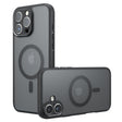 Husa de protectie Techsuit PureFrost MagSafe compatibil cu iPhone 16 Pro, Negru Mat