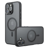 Husa de protectie Techsuit PureFrost MagSafe compatibil cu iPhone 16 Pro, Negru Mat