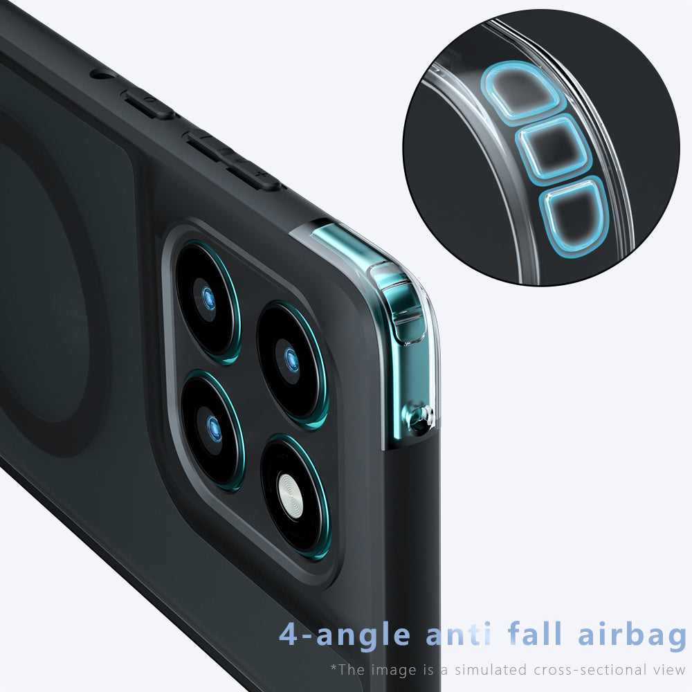 Husa de protectie Techsuit PureFrost MagSafe compatibil cu Motorola Edge 60 Pro, Negru Mat