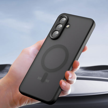 Husa de protectie Techsuit PureFrost MagSafe compatibil cu Samsung Galaxy A56 5G, Negru Mat