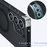 Husa de protectie Techsuit PureFrost MagSafe compatibil cu Samsung Galaxy S25 Ultra, Negru Mat