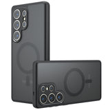Husa de protectie Techsuit PureFrost MagSafe compatibil cu Samsung Galaxy S25 Ultra, Negru Mat