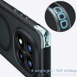 Husa de protectie Techsuit PureFrost MagSafe compatibil cu Xiaomi Redmi Note 14 Pro+ 5G, Negru Mat