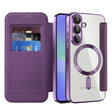 Husa de protectie Techsuit SmartMag Book compatibil cu Samsung Galaxy A36 5G, Mov