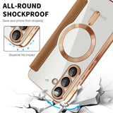 Husa de protectie Techsuit SmartMag Book compatibil cu Samsung Galaxy A26 5G, Maro