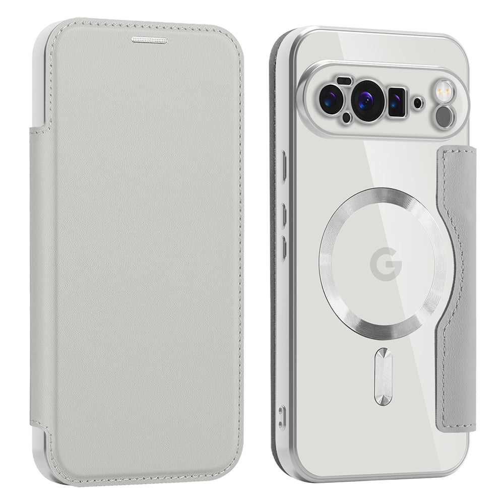 Husa de protectie Techsuit SmartMag Book compatibil cu Google Pixel 10 Pro XL, Gri