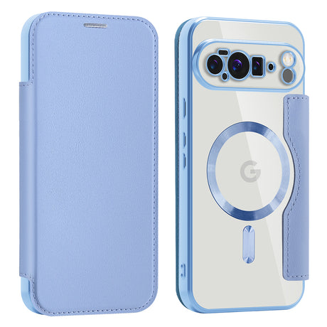 Husa de protectie Techsuit SmartMag Book compatibil cu Google Pixel 10 Pro XL, Albastru Deschis