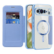 Husa de protectie Techsuit SmartMag Book compatibil cu Google Pixel 10 Pro XL, Albastru Deschis