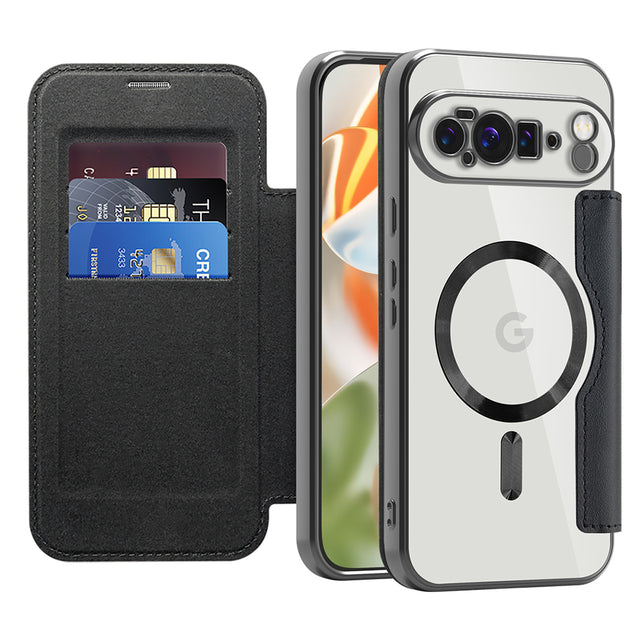 Husa de protectie Techsuit SmartMag Book compatibil cu Google Pixel 10 Pro XL, Negru
