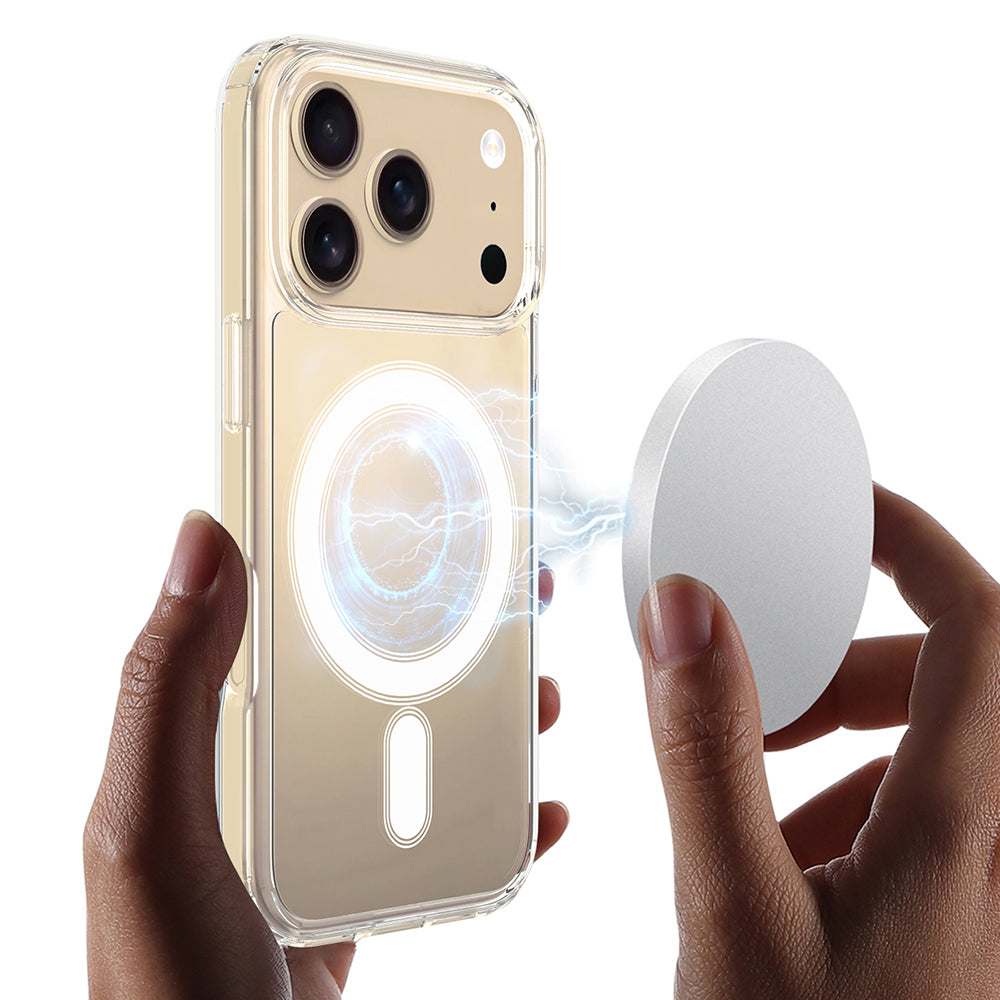 Husa de protectie Techsuit MagSafe Pro compatibil cu iPhone 17 Pro Max, Transparent
