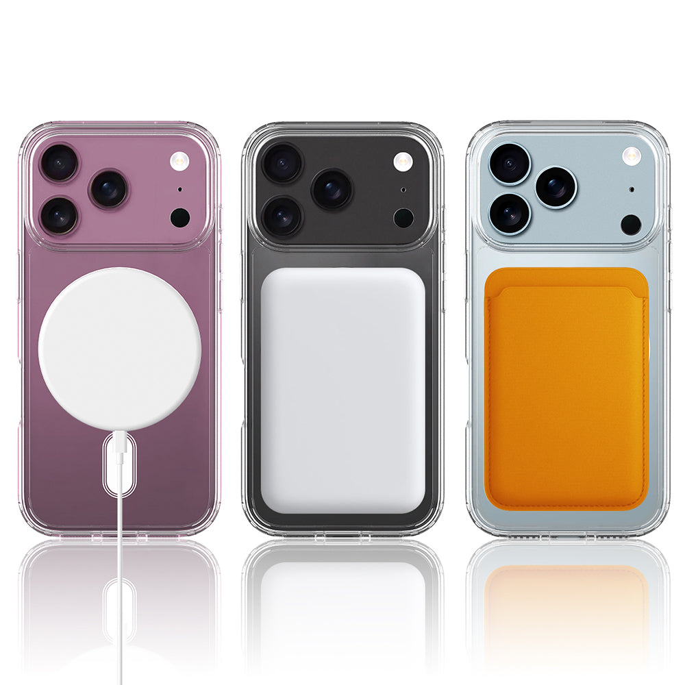 Husa de protectie Techsuit MagSafe Pro compatibil cu iPhone 17 Pro, Transparent