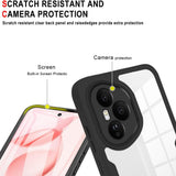 Folie de protectie Techsuit ColorVerse 360 Series + compatibil cu Honor 400 Pro, Negru