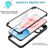 Folie de protectie Techsuit ColorVerse 360 Series + compatibil cu Honor 400 Pro, Negru