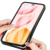 Folie de protectie Techsuit ColorVerse 360 Series + compatibil cu Honor 400 Pro, Negru