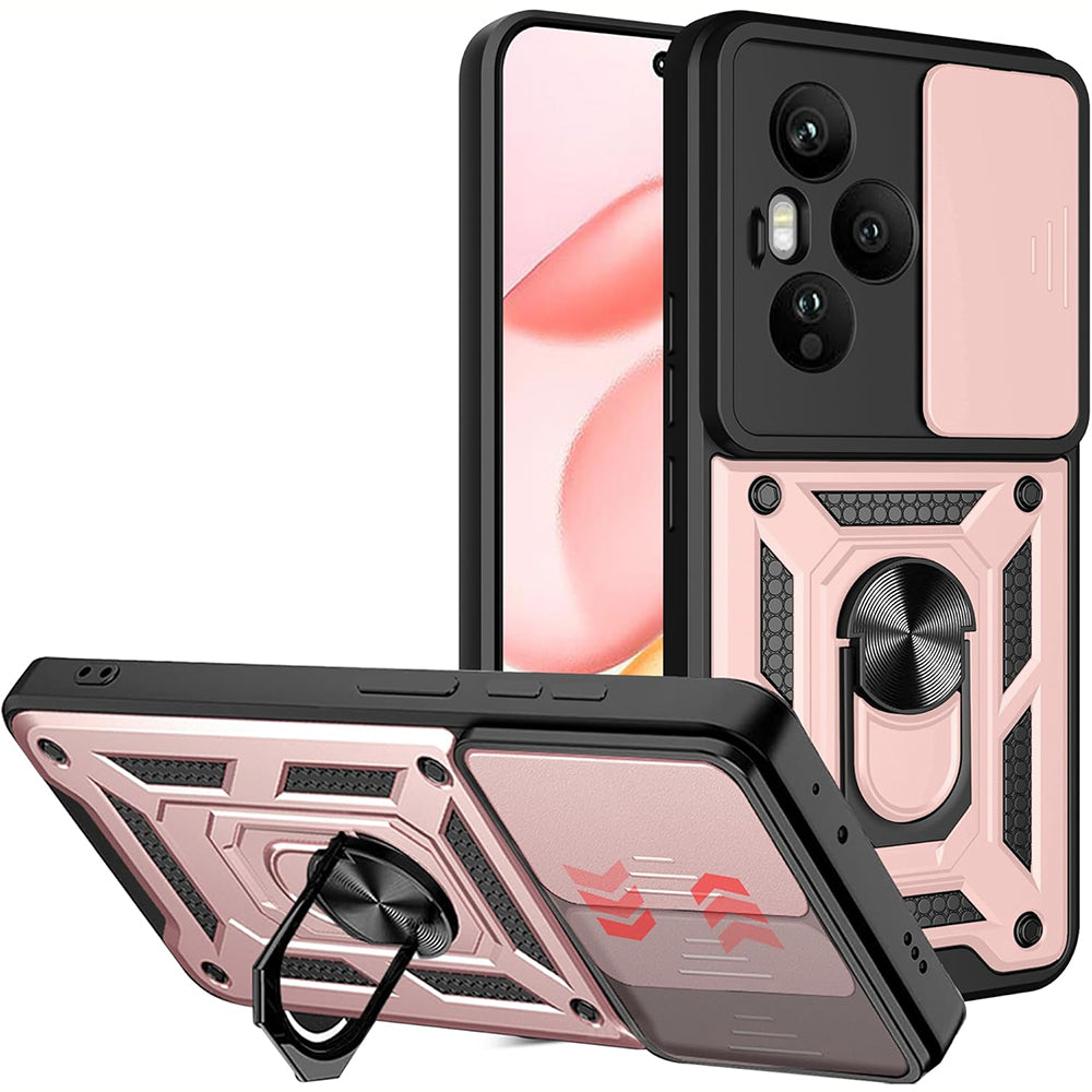 Husa de protectie Techsuit CamShield Series compatibil cu Honor 400 Pro, Roz Auriu