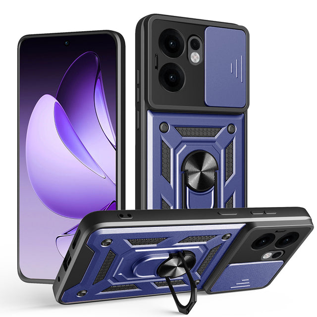 Husa de protectie Techsuit CamShield Series compatibil cu Oppo Reno13 F 4G / Reno13 F 5G / Reno13 FS 5G, Albastru