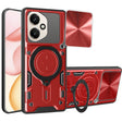 Husa de protectie Techsuit CamGuard Pro compatibil cu Honor 400, Rosu