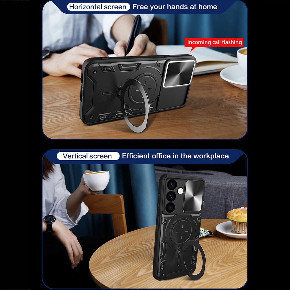 Husa de protectie Techsuit CamGuard Pro compatibil cu Honor 400, Rosu