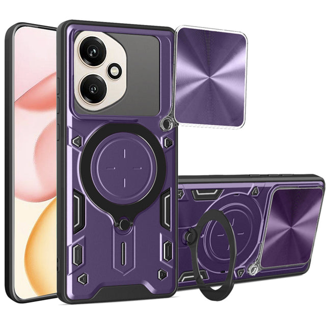 Husa de protectie Techsuit CamGuard Pro compatibil cu Honor 400, Mov