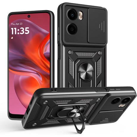 Husa de protectie Techsuit CamShield Series compatibil cu Motorola Moto G05 / E15, Negru