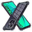 Husa de protectie Techsuit Shockproof Clear Silicone compatibil cu Oppo A40 4G, Negru Fumuriu