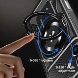 Husa de protectie Techsuit RuggedCam compatibil cu iPhone 16 Plus, Mov