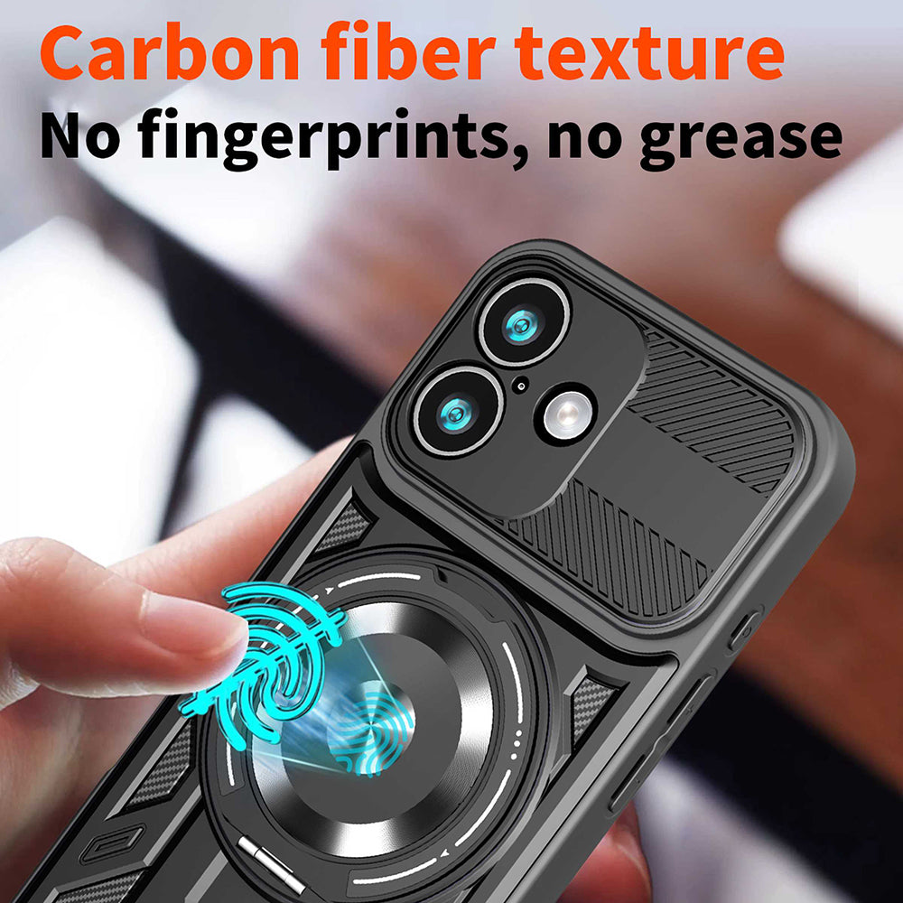 Husa de protectie Techsuit RuggedCam compatibil cu iPhone 17, Negru