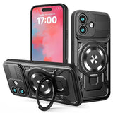 Husa de protectie Techsuit RuggedCam compatibil cu iPhone 17, Negru