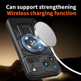 Husa de protectie Techsuit RuggedCam compatibil cu iPhone 17 Pro Max, Albastru