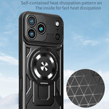 Husa de protectie Techsuit RuggedCam compatibil cu iPhone 17 Pro Max, Albastru