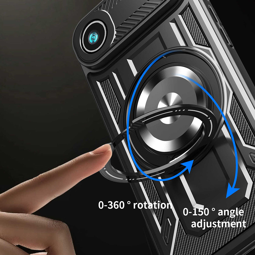 Husa de protectie Techsuit RuggedCam compatibil cu iPhone 17 Air, Albastru