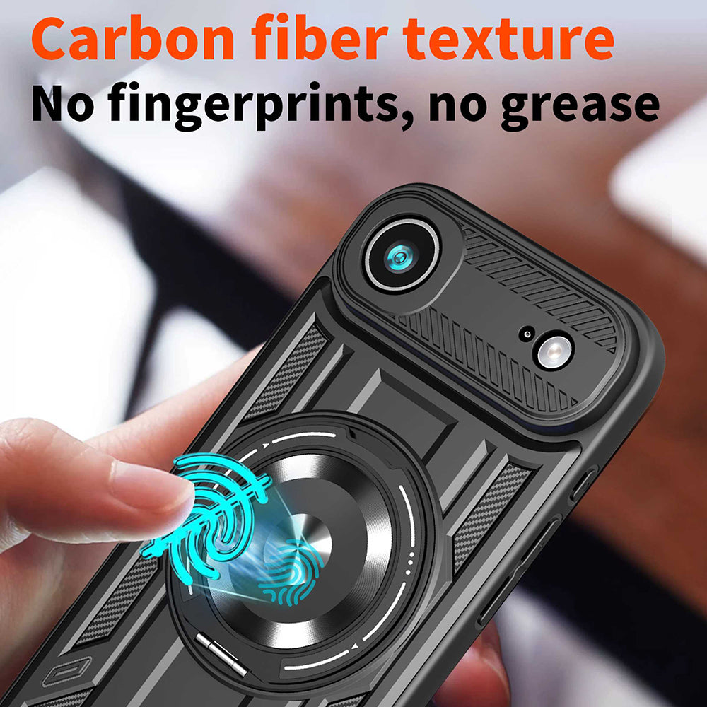 Husa de protectie Techsuit RuggedCam compatibil cu iPhone 17 Air, Albastru