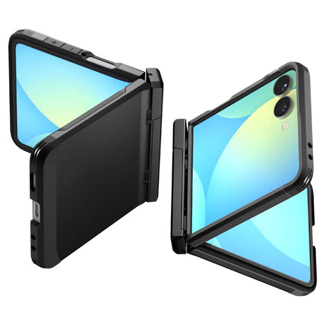 Husa de protectie Spigen Tough Armor Pro MagSafe (ACS09561) compatibil cu Samsung Galaxy Z Flip7, Negru