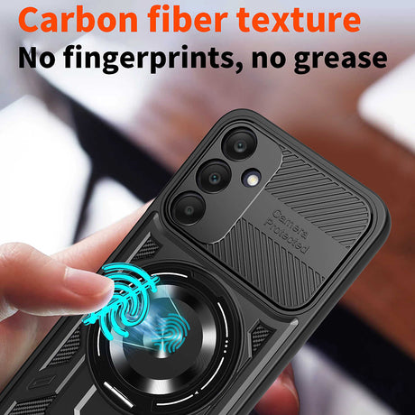 Husa de protectie Techsuit RuggedCam compatibil cu Samsung Galaxy A25 5G, Negru
