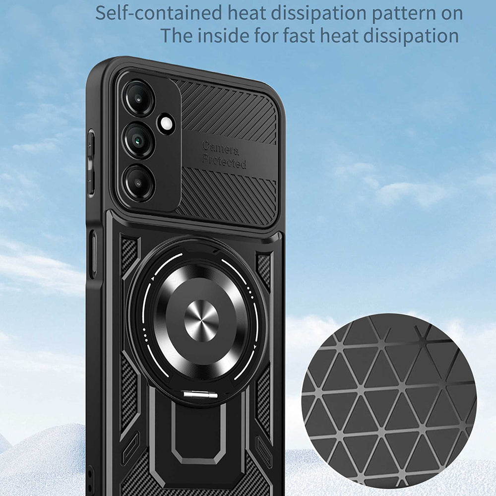 Husa de protectie Techsuit RuggedCam compatibil cu Samsung Galaxy A05s, Gri