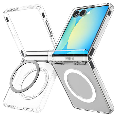 Husa de protectie Spigen Ultra Hybrid Pro MagSafe (ACS09559) compatibil cu Samsung Galaxy Z Flip7, Transparent