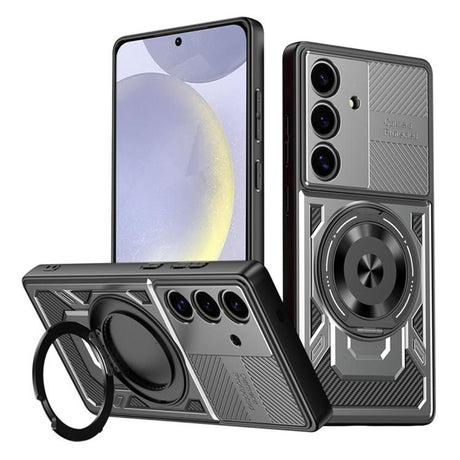 Husa de protectie Techsuit RuggedCam compatibil cu Samsung Galaxy S24 / S25, Gri