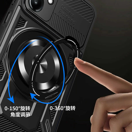 Husa de protectie Techsuit RuggedCam compatibil cu Samsung Galaxy A06, Negru