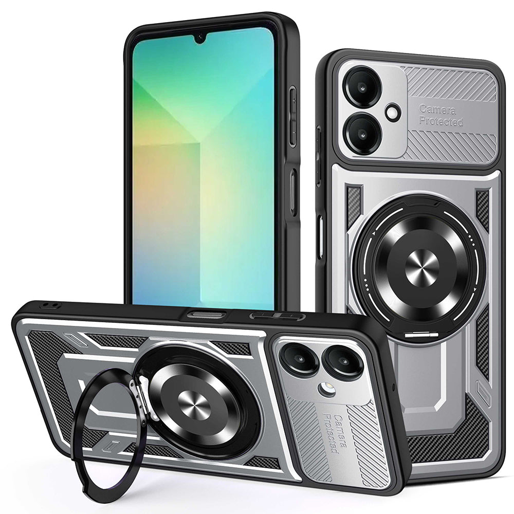 Husa de protectie Techsuit RuggedCam compatibil cu Samsung Galaxy A06, Gri