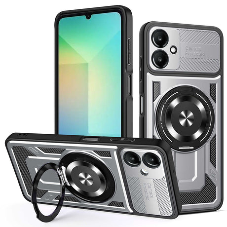 Husa de protectie Techsuit RuggedCam compatibil cu Samsung Galaxy A06, Gri