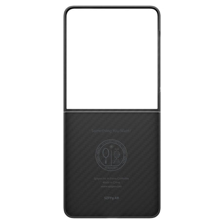 Husa de protectie Spigen Air Skin (ACS09564) compatibil cu Samsung Galaxy Z Flip7, Aramid Black