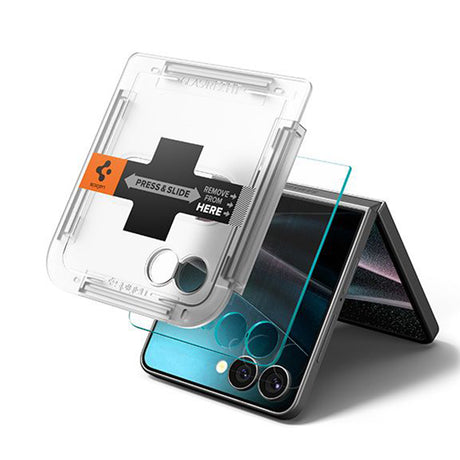 Spigen Glas.tR EZ-FIT HD átlátszó fólia Samsung Galaxy Z Flip7 készülékhez