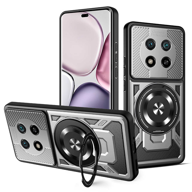 Husa de protectie Techsuit RuggedCam compatibil cu Honor Magic7 Lite / X9c, Gri