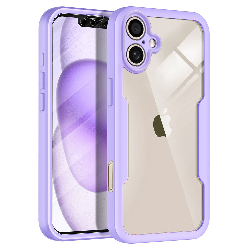 Folie de protectie Techsuit ColorVerse 360 Series + compatibil cu iPhone 17, Mov